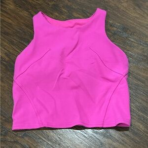 lululemon athletica Women's Pink Cropped Tank Size 2